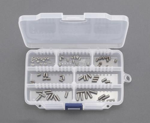 エスコ M4 六角穴付止ネジセット(ステンレス製) EA949MR-4 ESCO