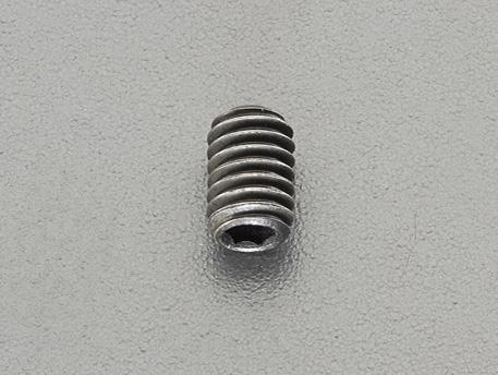 エスコ M 5x 5mm六角穴付止メネジ(ステンレス/黒色/4本) EA949MV-505 ESCO