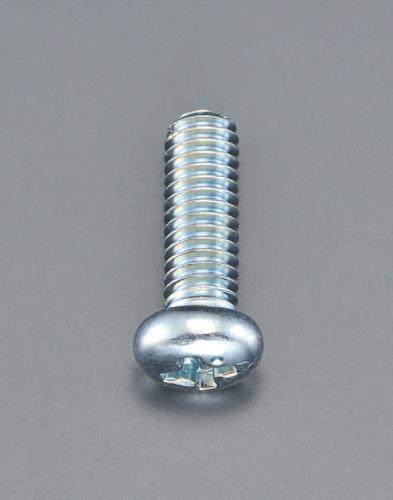 エスコ M3 x40mm 鍋頭小ネジ(ユニクロメッキ/18本) EA949NE-340 ESCO