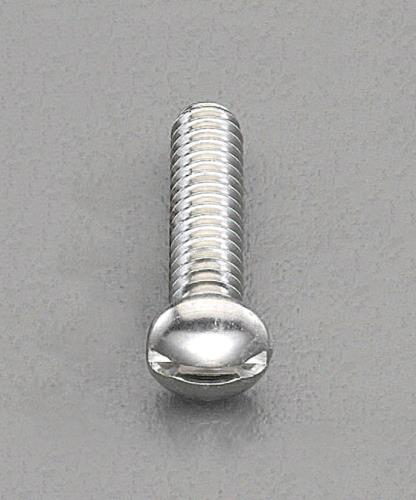 エスコ W1/4 x10mm 鍋頭小ネジ(ステンレス/ 8本) EA949NF-105A ESCO