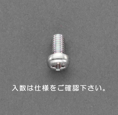 エスコ M3 x 4mm 鍋頭小ネジ(三価クロメート/50本) EA949NG-304 ESCO