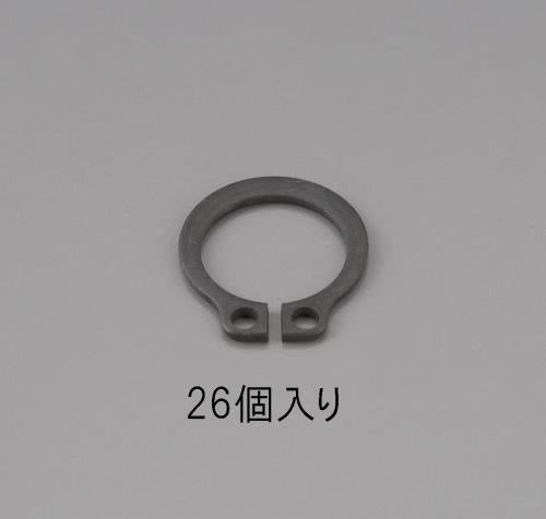 エスコ 10mm 軸用スナップリング(26個) EA949PA-210 ESCO