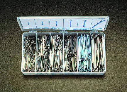 エスコ 1/16-5/32 割リピンセット EA949R-4 ESCO