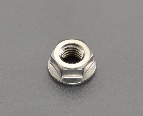 エスコ M6 フランジナット(ステンレス製/セレート付/16個) EA949SD-406 ESCO