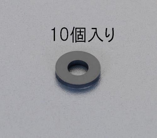 エスコ 30x14x3.0mm/M14 ゴム平パッキン(10枚) EA949SW-14 ESCO