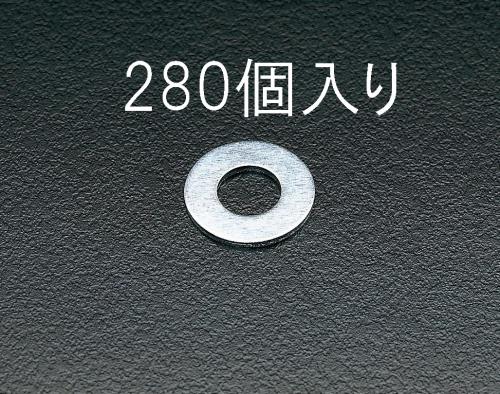 エスコ M 4 平ワッシャー (280個) EA949WF-4 ESCO