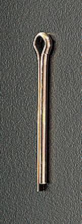 エスコ 1.6x15mm 割ピン(クロメートメッキ/400個) EA949WP-161 ESCO