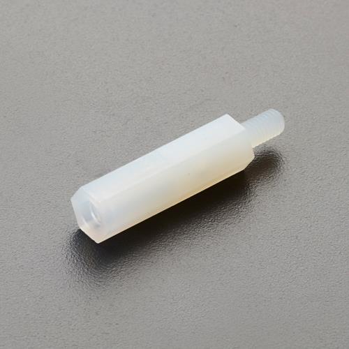 エスコ M3x30.0mm 六角雄ネジスペーサ(ナイロン/10個) EA949XA-35 ESCO