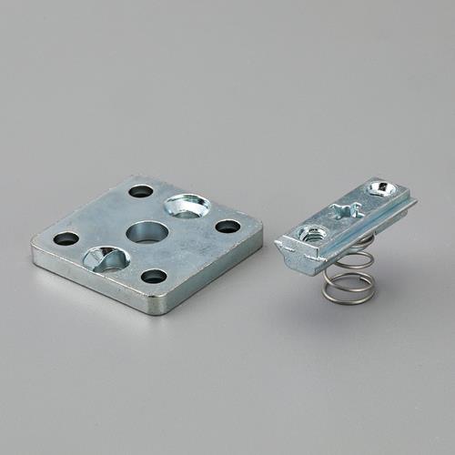 エスコ 30角用 後入レ式ジョイント(プレート+テーパーナット EA976CB-31 ESCO