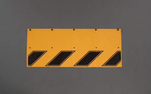 エスコ 290x900mm バリケード用垂レ幕(トラ/安全第一 EA983FT-406 ESCO