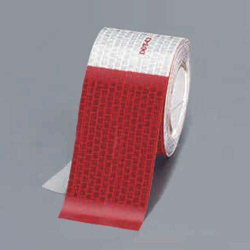 エスコ 50mmx 3 m ハイレベル反射テープ(赤/白) EA983GR-2 ESCO