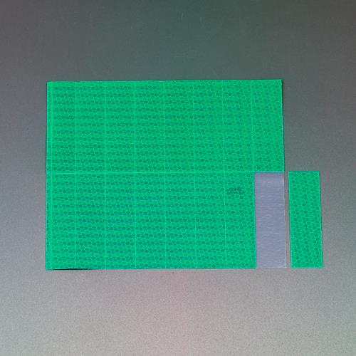 エスコ 25x100mm ハイレベル反射シート(16ピース/緑 EA983GR-51 ESCO