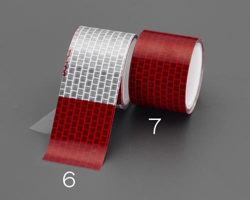 エスコ 38mmx1.2m ハイレベル反射テープ(赤) EA983GR-7 ESCO