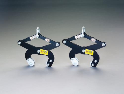 エスコ 500kg/40-150mm U字溝吊クランプ(2個組) EA984ED-5 ESCO