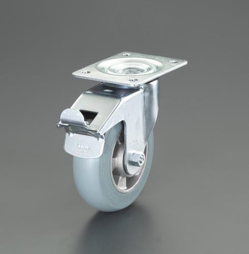 エスコ 160mm キャスター(自在金具/ブレーキ付) EA986GP-23 ESCO