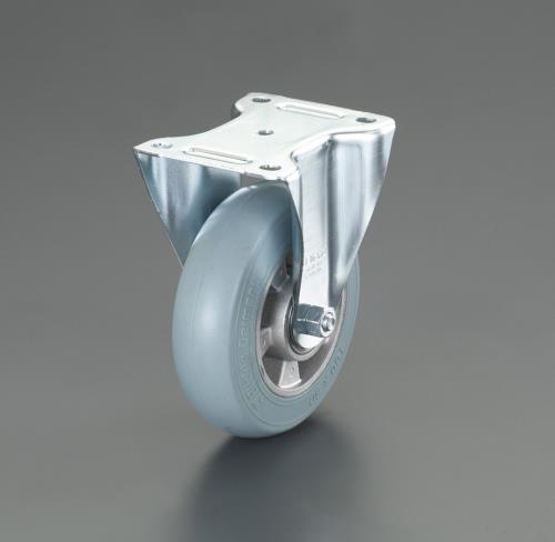 エスコ 200mm キャスター(固定金具) EA986GP-4 ESCO