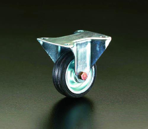 エスコ 200mm キャスター(固定金具) EA986HA-200 ESCO