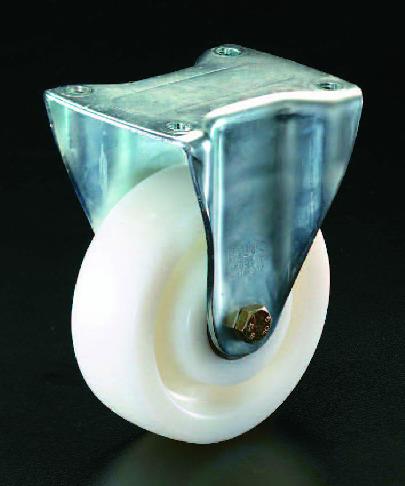 エスコ 175mm キャスター(固定金具･ナイロン車輪) EA986HN-175 ESCO