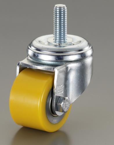 エスコ 50mm/M12 キャスター(自在金具･ネジ式) EA986HT-32 ESCO