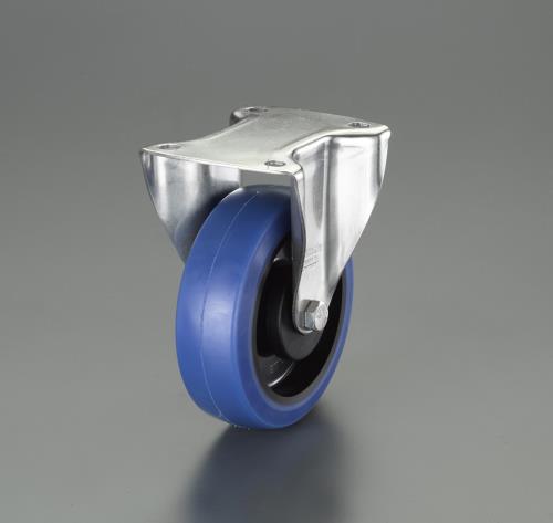 エスコ 160mm キャスター(固定金具･ステンレス製) EA986KA-53 ESCO