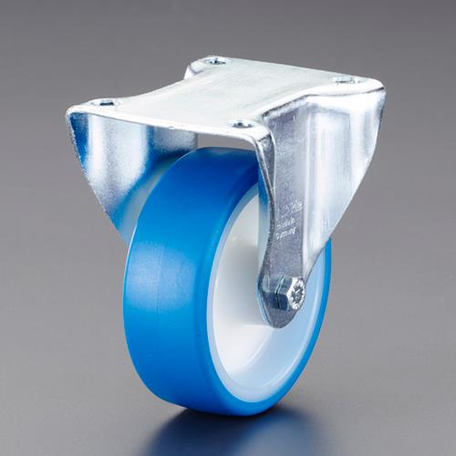 エスコ 160mm キャスター(固定金具/静音快適型) EA986KA-83 ESCO