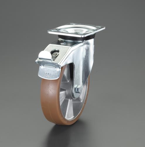 エスコ 125mm キャスター(自在金具/ブレーキ付) EA986KH-62 ESCO