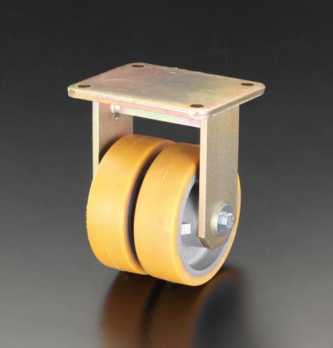 エスコ 200mm キャスター(固定金具) EA986KS-200 ESCO