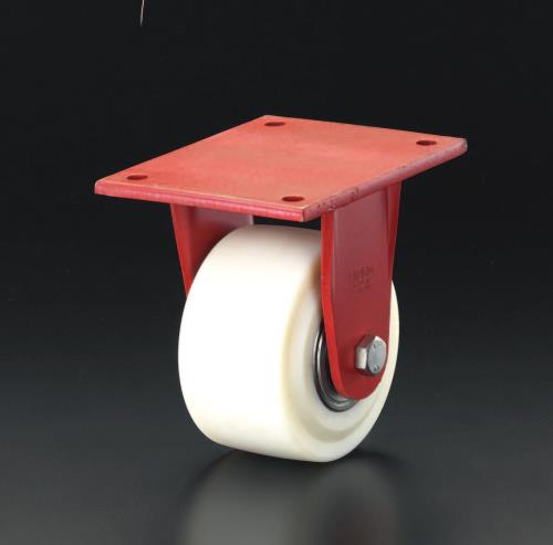 エスコ 250mm キャスター(固定金具･ナイロン車輪) EA986KX-250 ESCO