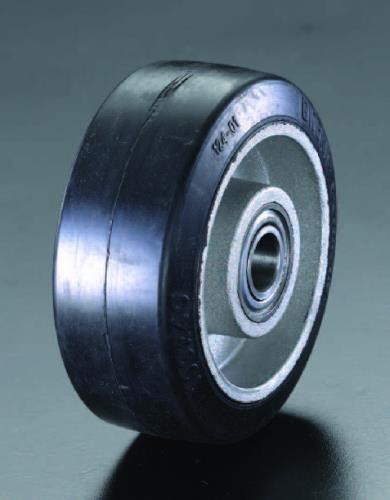 エスコ 200x50mm 車輪(ラバータイヤ･アルミホイール) EA986M-200 ESCO