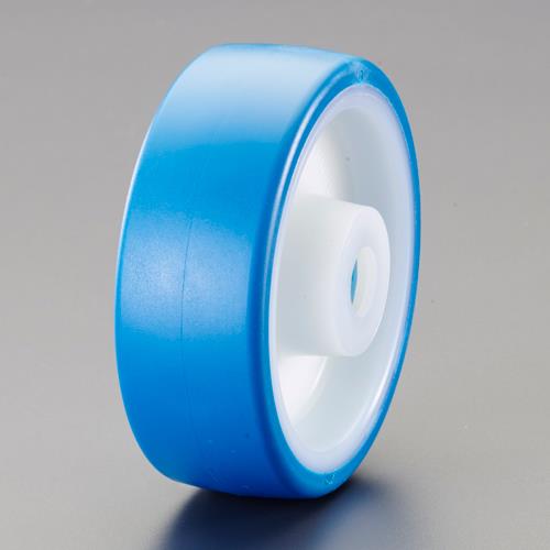 エスコ 125x40mm 車輪(ポリウレタン+ナイロン+静音型) EA986ME-22 ESCO