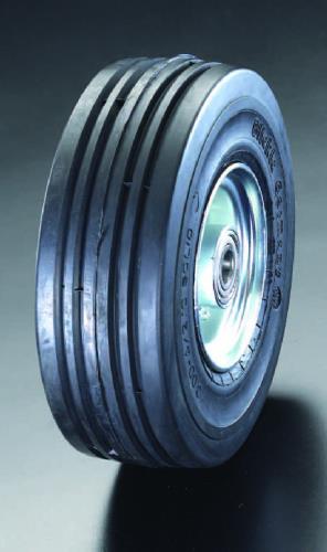 エスコ 300x105mm 車輪(エラスティックタイヤ･スチールリム･ベアリング EA986MM-300 ESCO