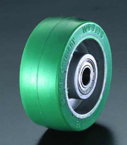 エスコ 200x50mm 車輪(ポリウレタンタイヤ･アルミリム･ベアリング) EA986MN-200 ESCO