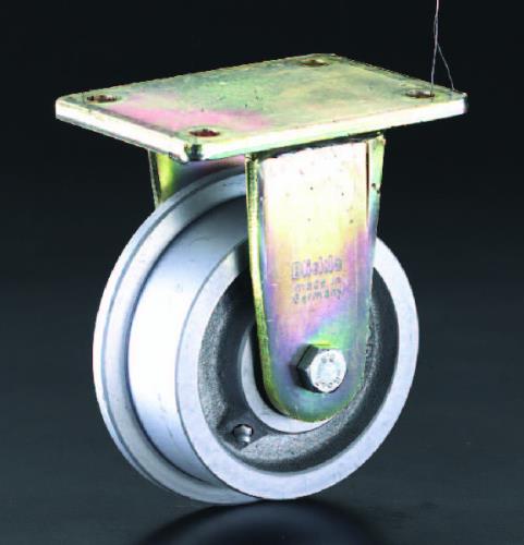 エスコ 125mm キャスター(スティール車輪･レール用) EA986NV-125 ESCO