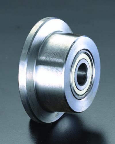 エスコ 100x 50mm 車輪(Bベアリング･スティール製･レール用) EA986SF-100 ESCO