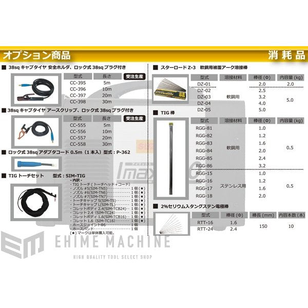 [部品・代引き不可] SUZUKID CC-555 38sq キャップタイヤ アースクリップ 5m ロック式プラグ付 スター電器