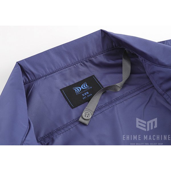 ジーベック 空調服 KU90540-K14-L エアコンテック採用 撥水加工 ダークブルー Lサイズ XEBEC 熱中症対策 作業服 夏 クール 屋外 冷却