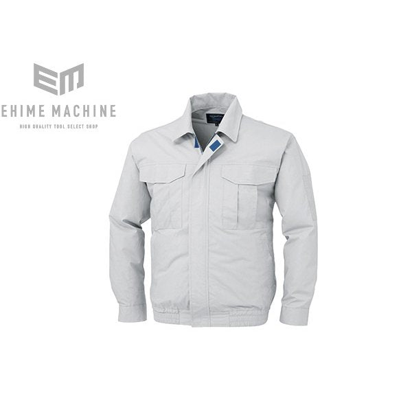 ジーベック 空調服 KU90550-K6-L 綿100％ ベーシックタイプ シルバー Lサイズ XEBEC 熱中症対策 作業服 夏 クール 屋外 冷却