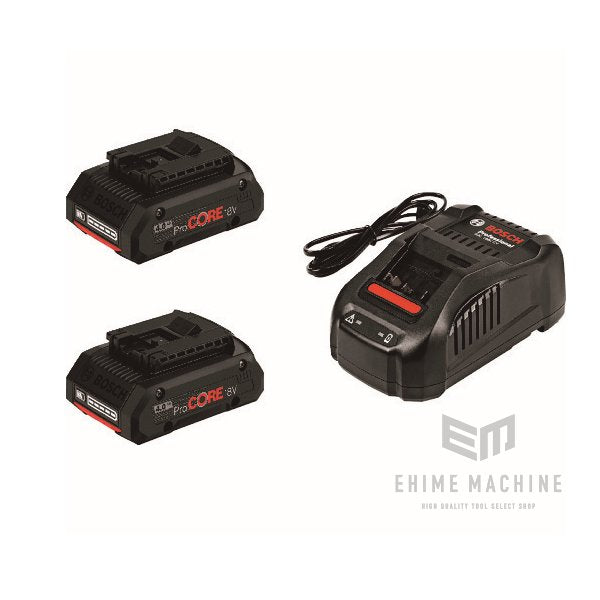日本正規品 BOSCH PROCORE18V4S2 次世代Li-ionバッテリーProCORE18V4.0×2個・高速充電器GAL1880CV セット ボッシュ