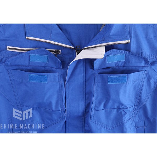 ジーベック 空調服 綿ポリ混紡ペンタス空調服 L ロイヤルブルー