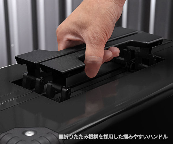 KTC 工具箱 両開きメタルケース ブラック【エヒメマシン】