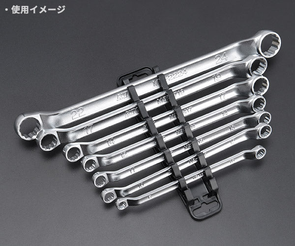 EHIMEMACHINEオリジナルめがねレンチホルダー（7本用） EM-HO7BK エヒメマシンオリジナル商品