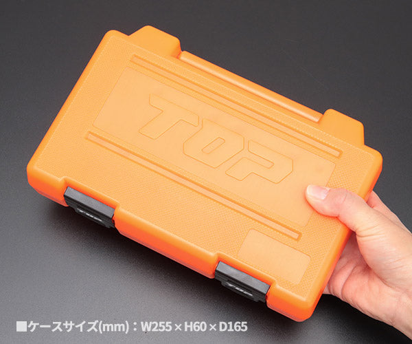 TOP 電動ドリル用強軸ソケットセット 12.7mmソケットアダプター付き特別セット ETS824STR トップ工業 工具