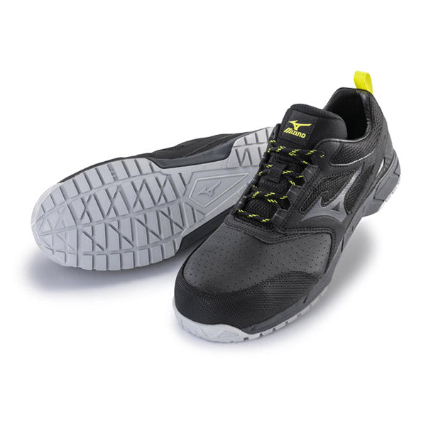 ミズノ 安全靴 F1GA200209 ブラック×ダークグレー オールマイティ AS