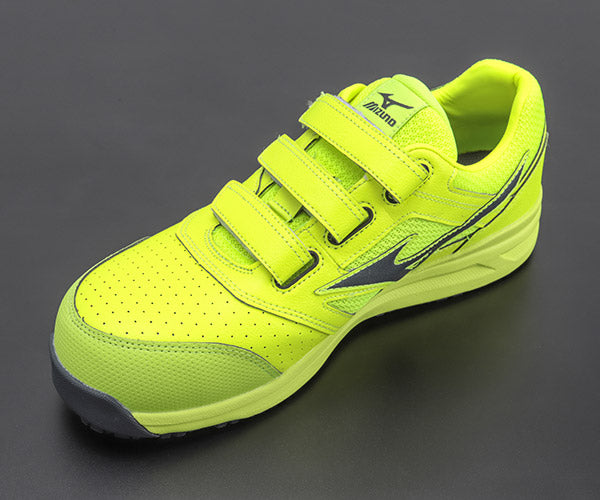 ミズノ安全靴　オールマイティＳＳII２１Ｈ　Ｆ１ＧＡ２２０５　ハイカット　マジック　ピンクＸネオングリーンＸダークグレー（５０）　新商品　ユニセックス - 11