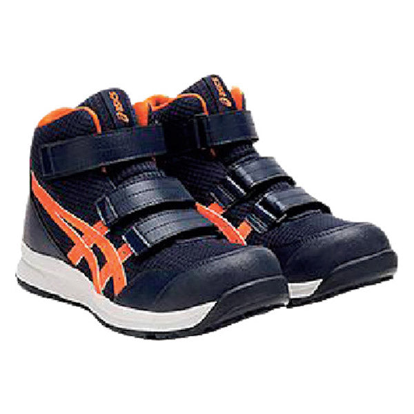 アシックス 安全靴 ウィンジョブCP203 400 （fcp203.400）ピーコート×ショッキングオレンジ ASICS おしゃれ かっこいい 作業靴 スニーカー