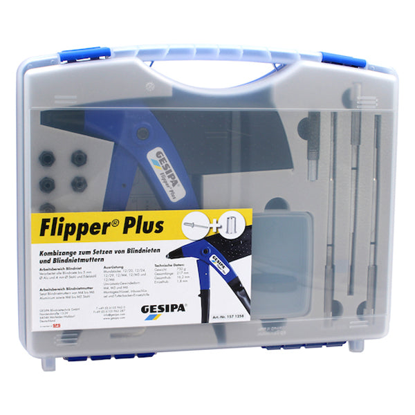 ゲシパ ハンドリベッターナッター Flipper Plus(R) ラチェット機構 ガンタイプ 1571258 GESIPA