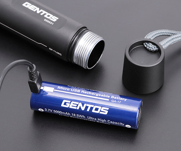 ジェントス Gシリーズ ハイブリッド式LEDハンディライト116RG (GF-116RG)(4950654047219) GENTOS