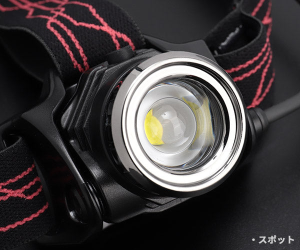 GENTOS Gシリーズ 充電式 LED ヘッドライト118RG GH-118RG