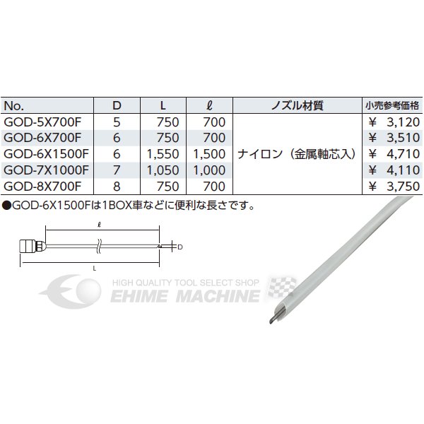 京都機械工具のノズルフレキシブルの画像2