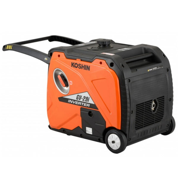 [メーカー直送業者便] KOSHIN インバーター発電機 2.9kVA GV-29I タンク9.8L 工進 インバータ 電源 静音 軽量